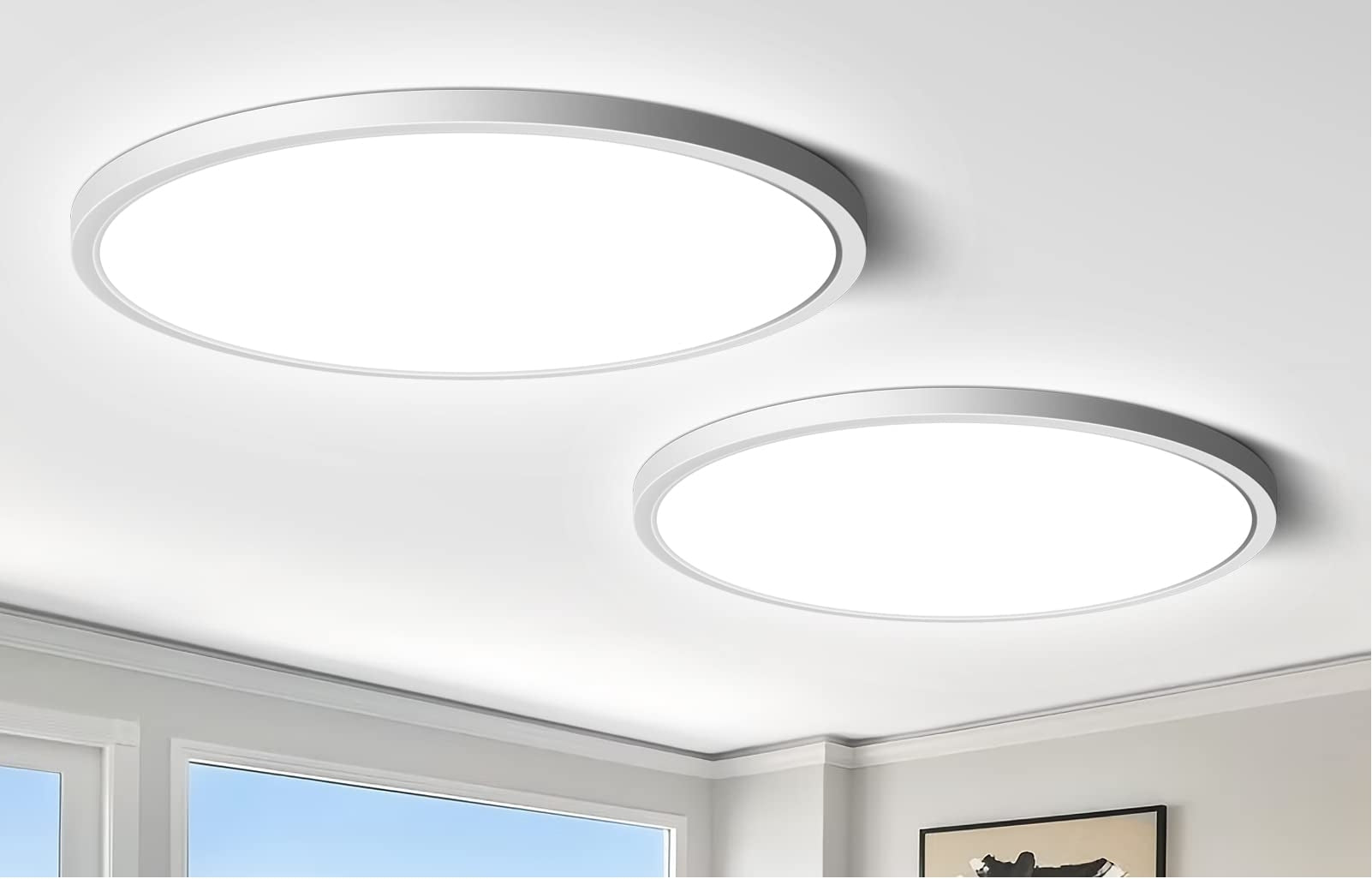 Flush Mount Round LED Ceiling Lights