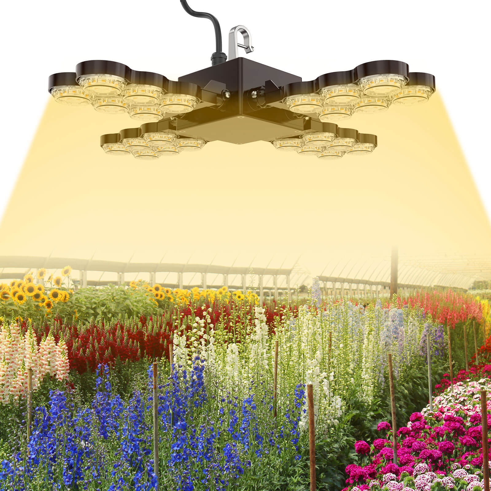 LumiMuse 120W/220W LED Grow Light (Folding Wings)