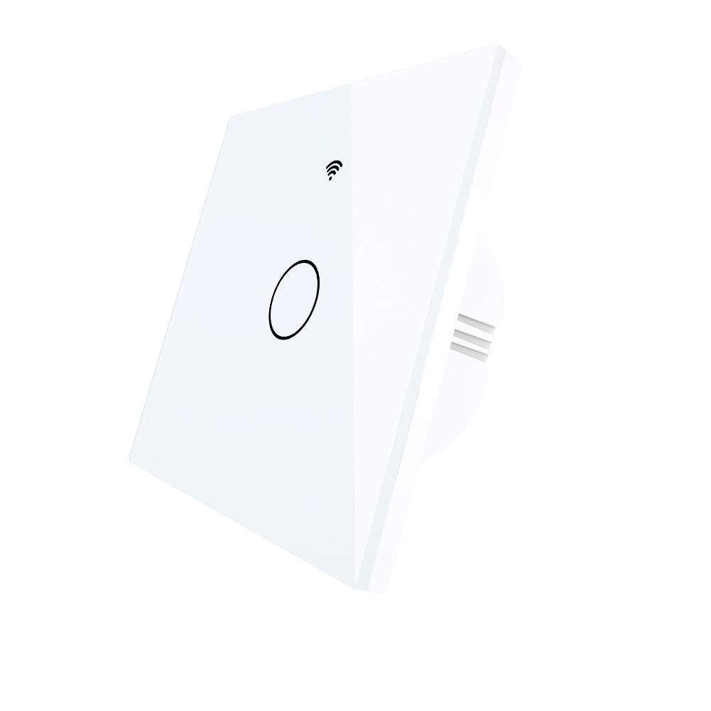 WiFi RF433 Smart Touch Light Switch 1/2/3/4 Gang 2 Way Multi-Control Neutral Wire Required EU