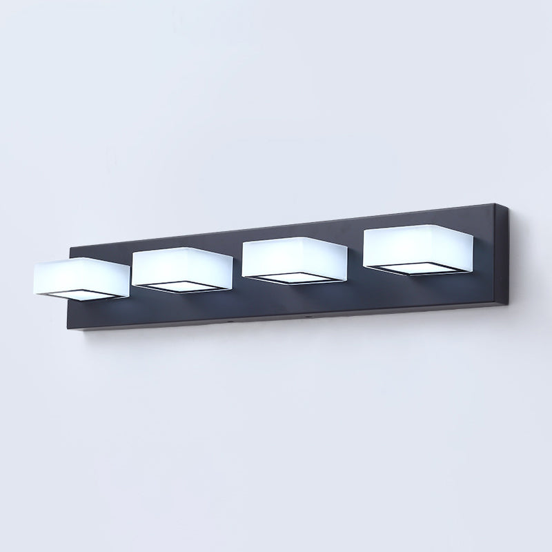 Black LED Modern Vanity Light | Lumimuse