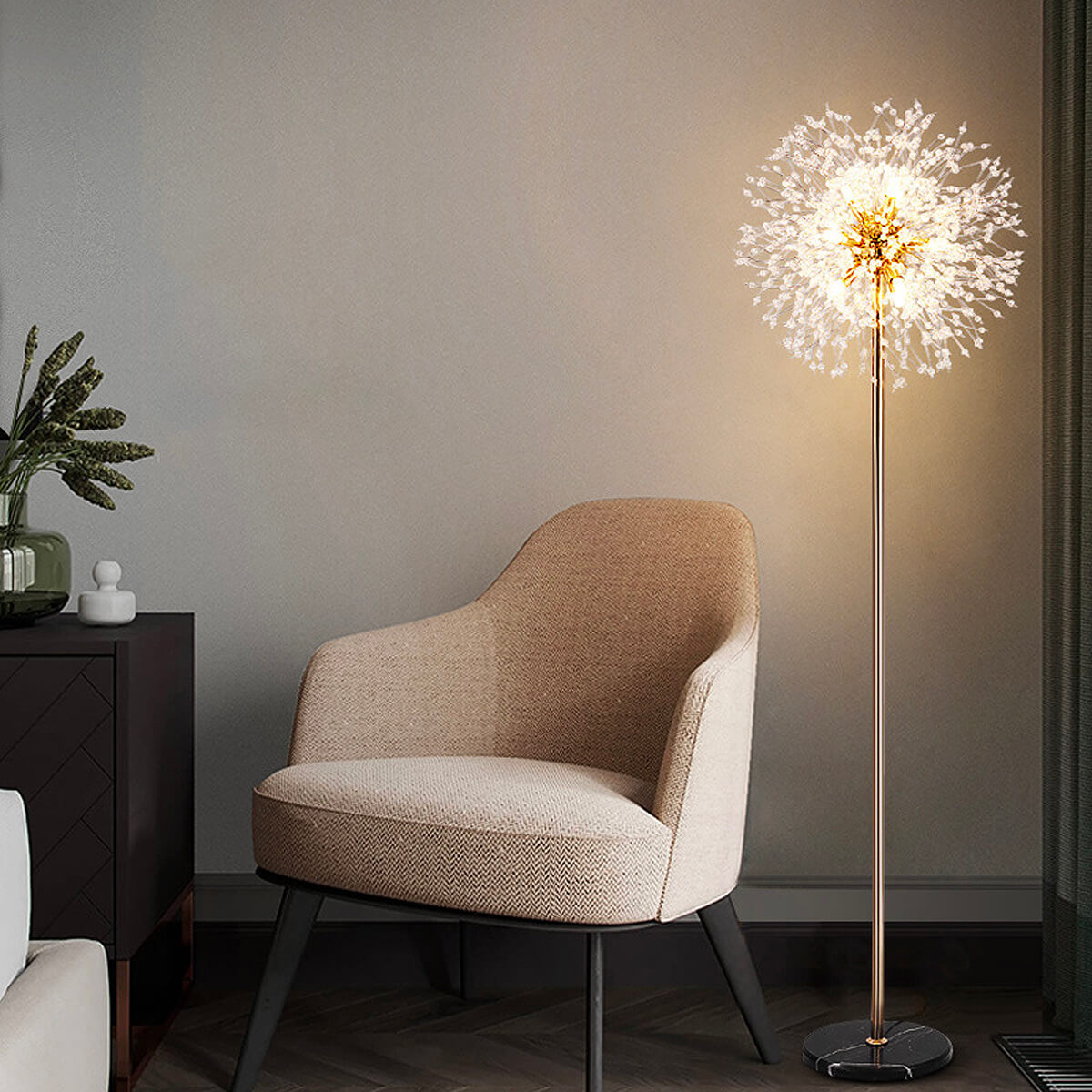 Sputnik Sphere Dandelion Floor lamp | Lumimuse