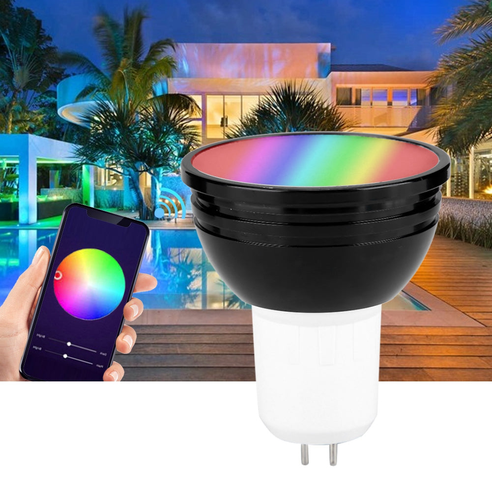 AC85V-265V GU5.3 6W RGB+CW WiFi Smart LED Light Bulb | LumiMuse