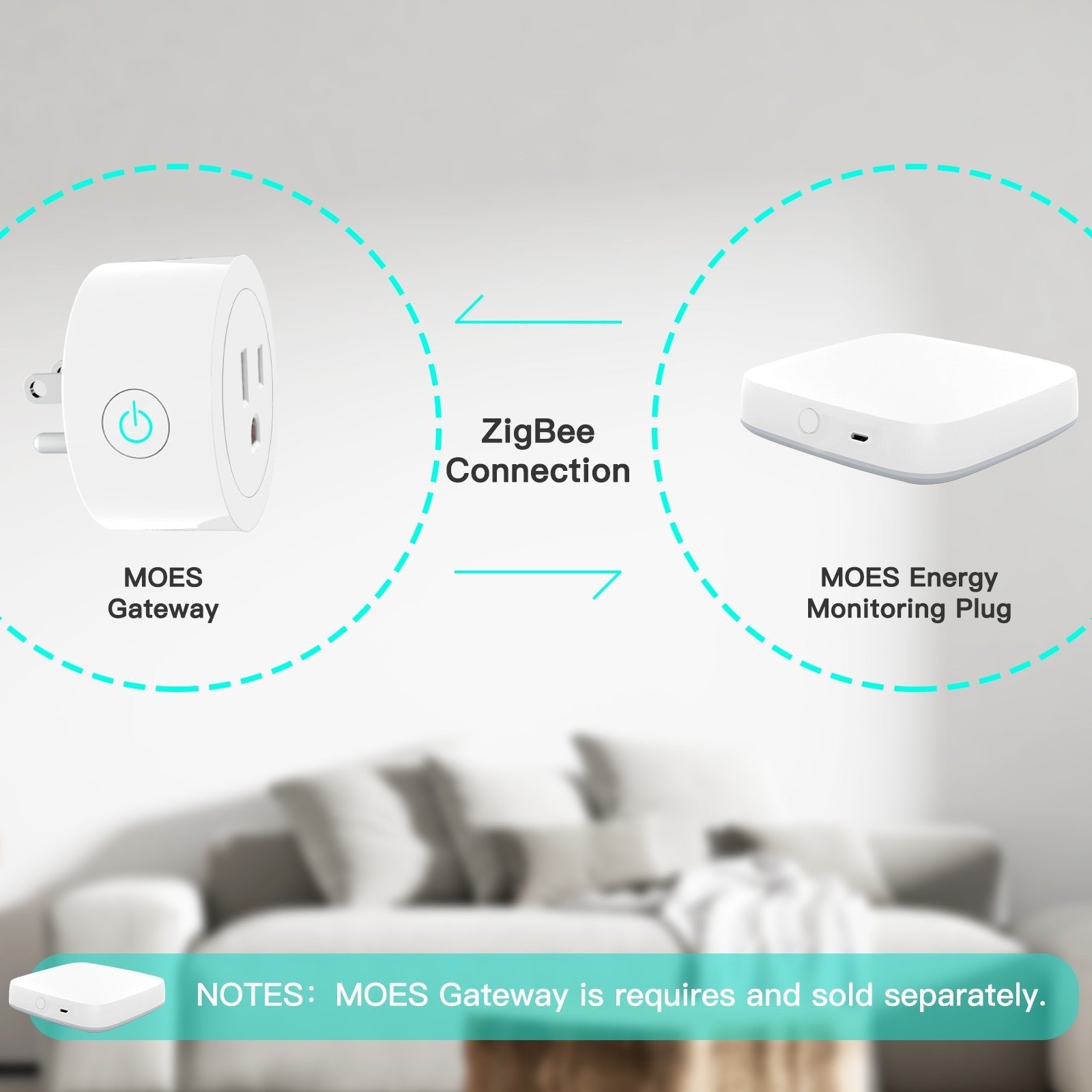 Energy Monitoring Smart Zigbee Plug Work as Repeater Range Extender EU/UK