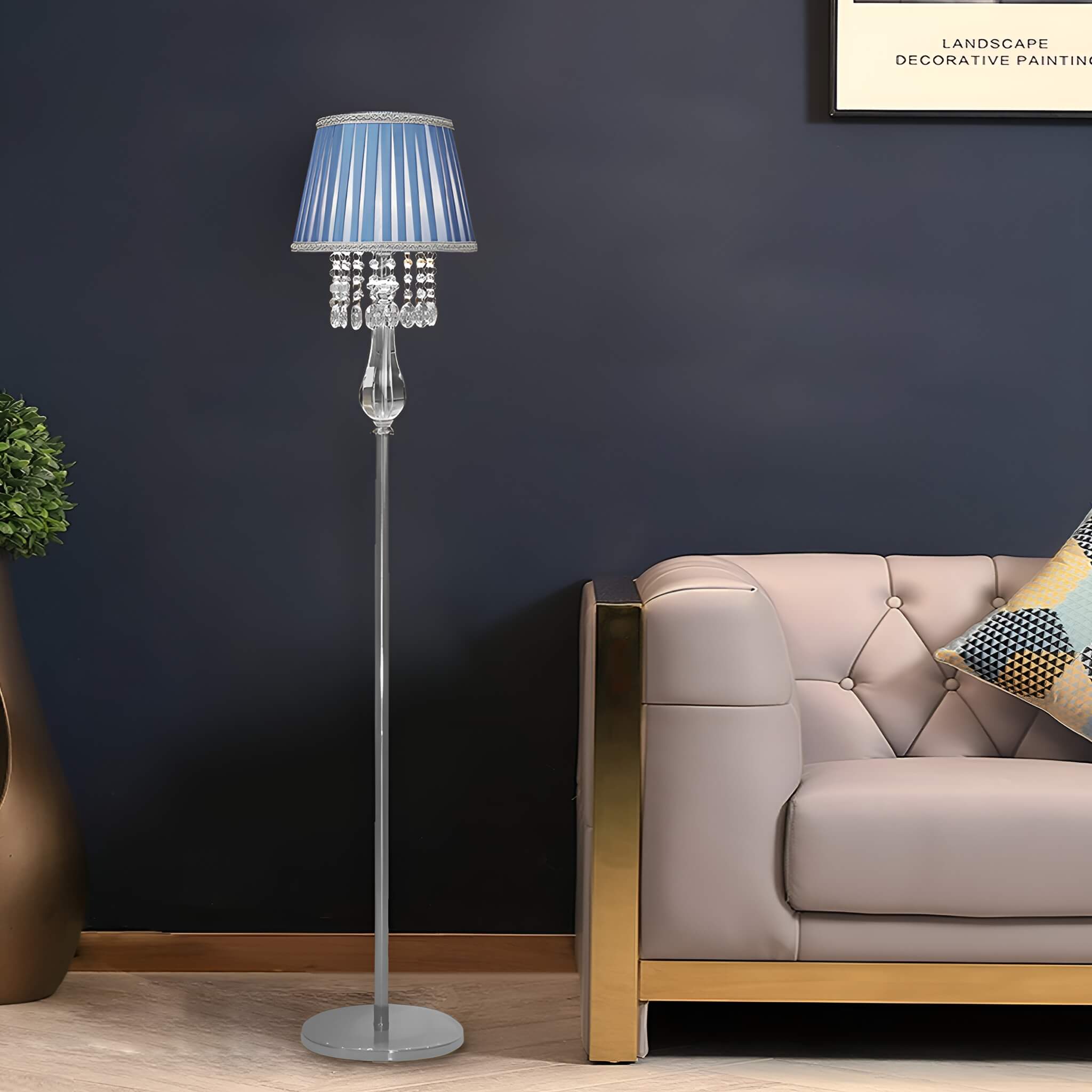 Fashion Crystal Floor Lamp | LumiMuse