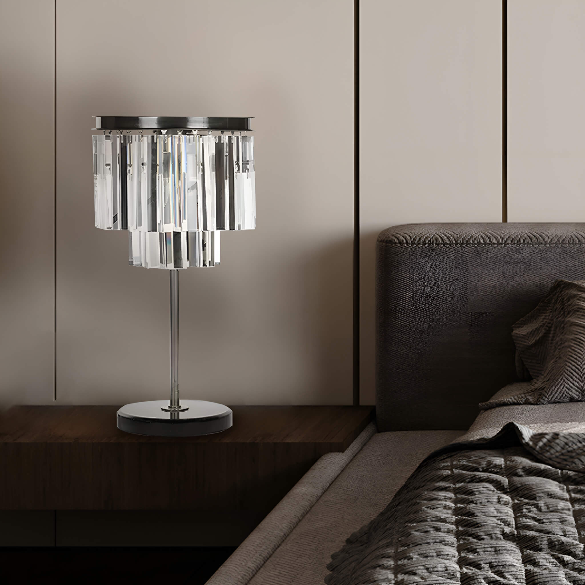 Minimalist American Retro Table Lamp Modern Designer Villa Bedroom | Lumimuse