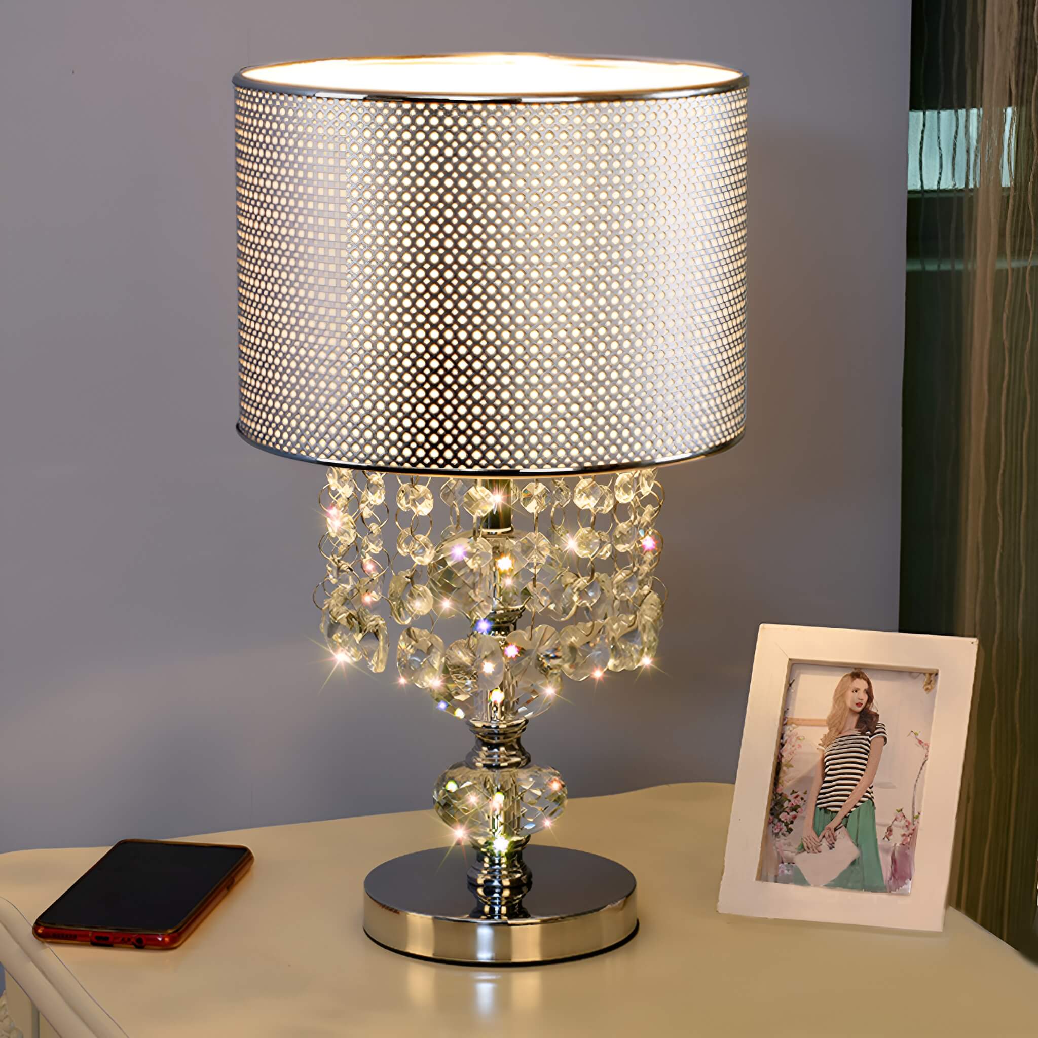 Minimalist Crystal Table Lamp | Lumimuse