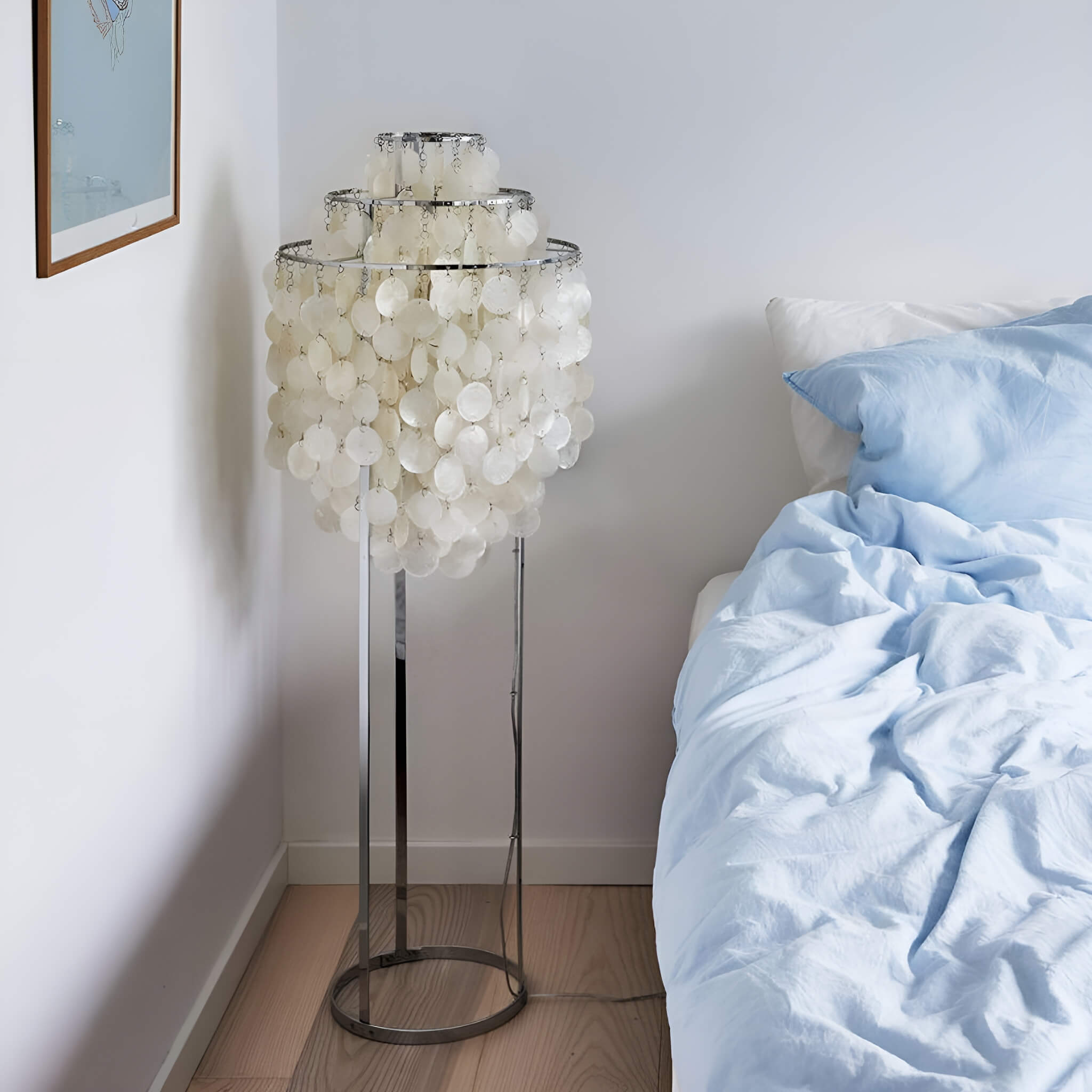 Modern Nordic Seashell Floor Lamp | LumiMuse