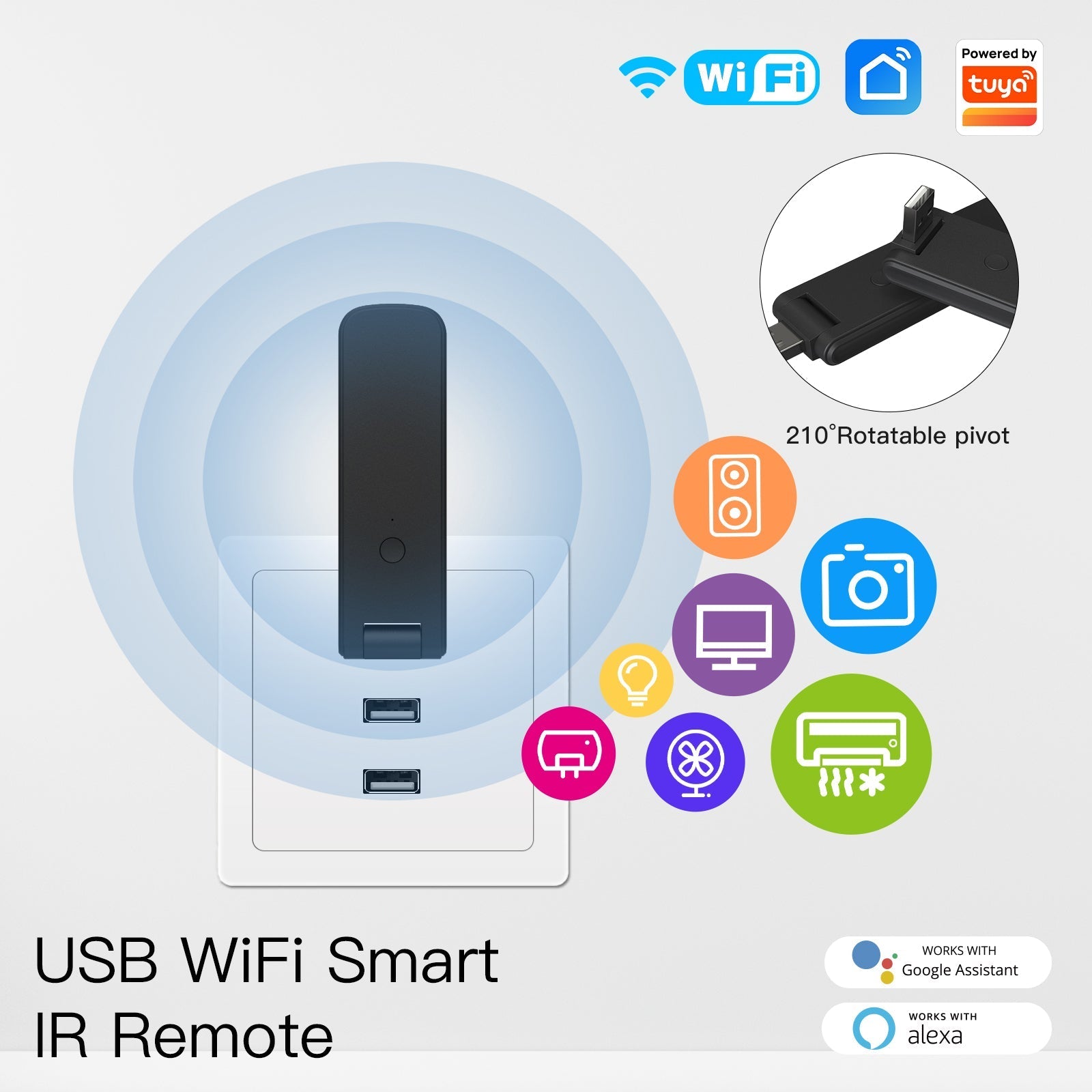 LumiMuse WiFi USB Smart IR RF Wireless Universal Remote Controller