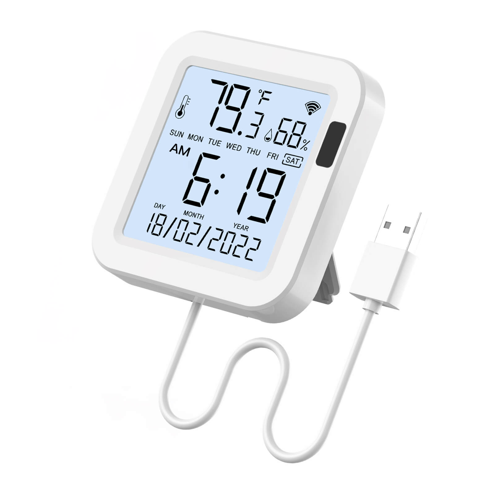 LumiMuse WiFi Smart Temperature & Humidity Sensor with LCD Screen