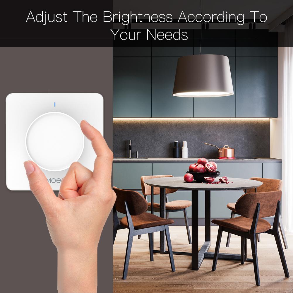 WiFi Smart Light Dimmer Rotary Switch Schedule Timer Brightness Memory EU