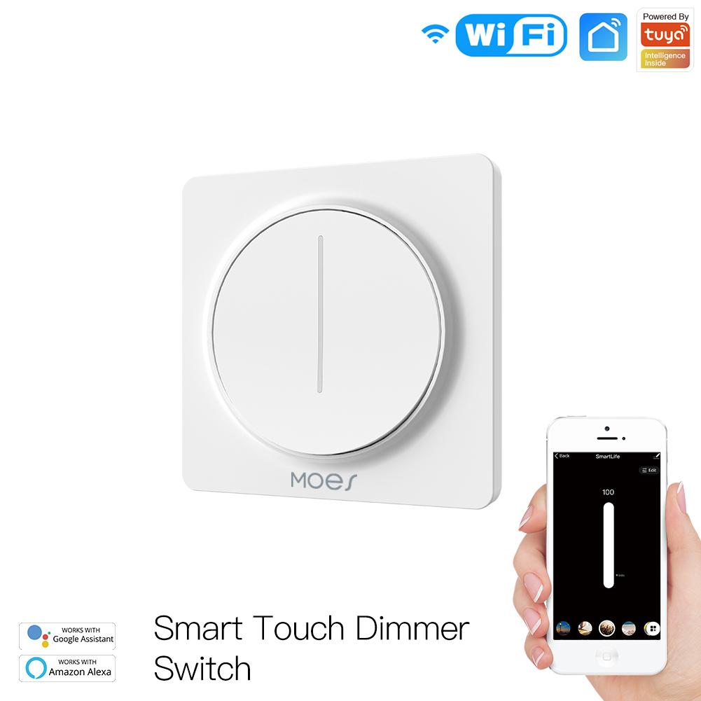 WiFi Smart Light Dimmer Touch Switch Timer Brightness Memory EU | LumiMuse