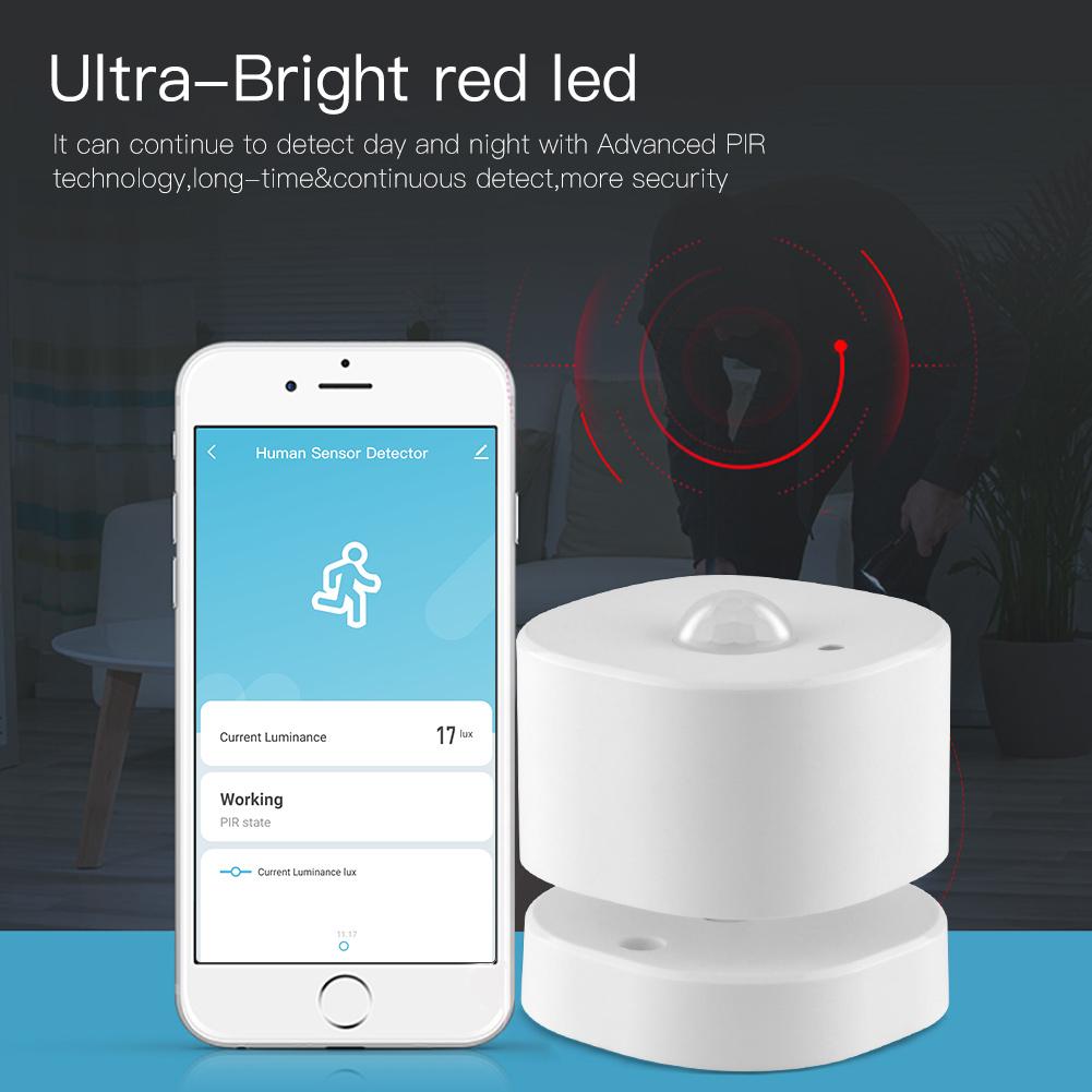 ZigBee Smart PIR Motion Sensor Human Sensor Detector Setup Available