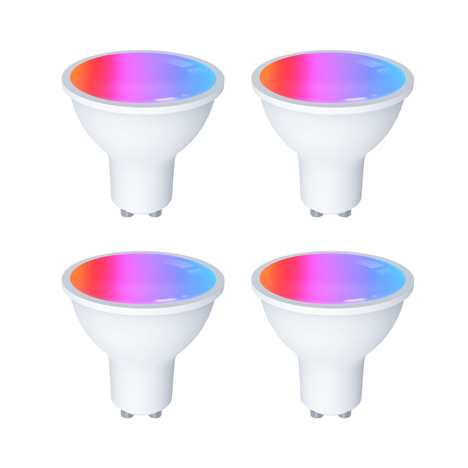 Tuya GU10 Matter WiFi Smart LED Bulb with Voice Control, Dimmable 5W Light 2700-6500K RGB Colors