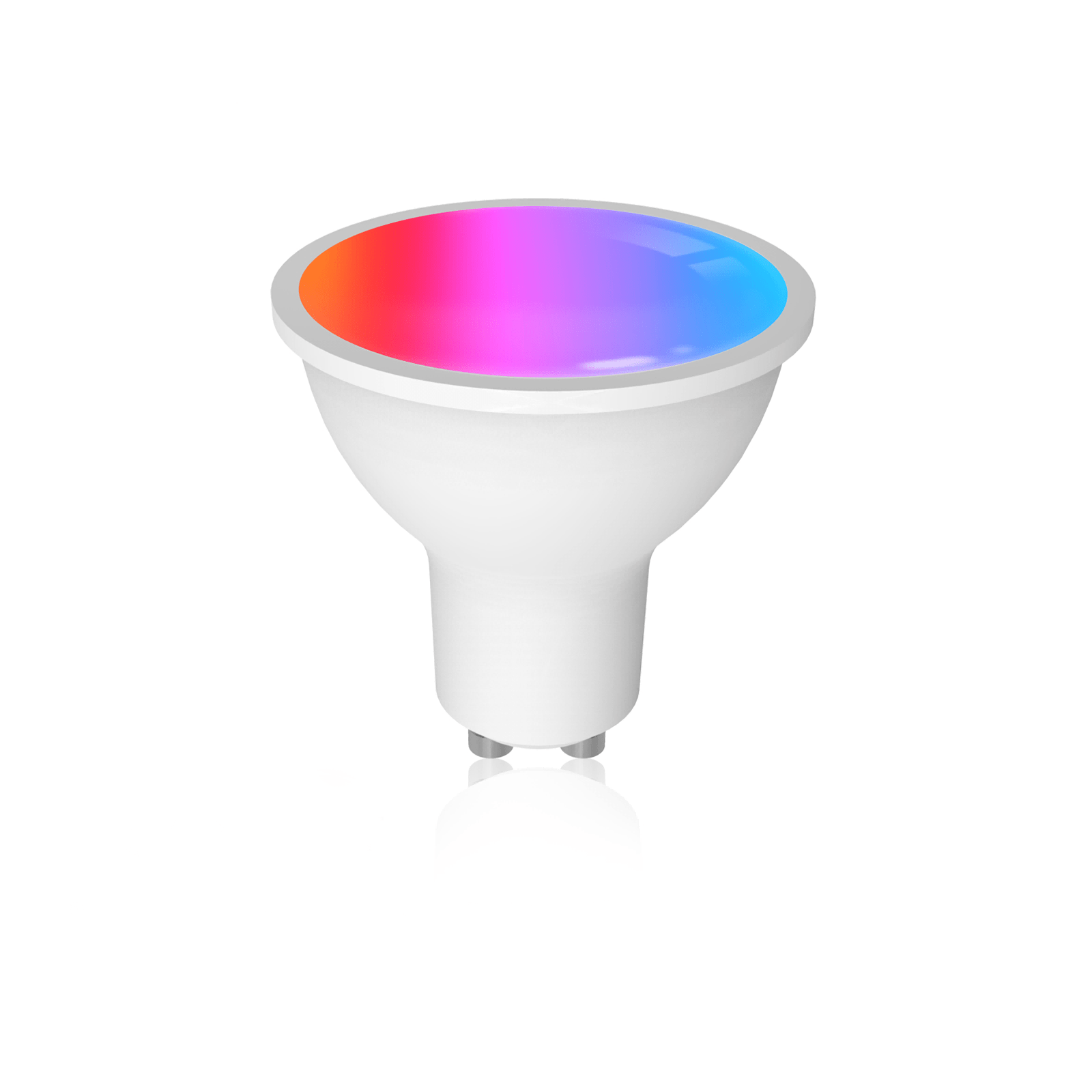 Tuya GU10 Matter WiFi Smart LED Bulb with Voice Control, Dimmable 5W Light 2700-6500K RGB Colors