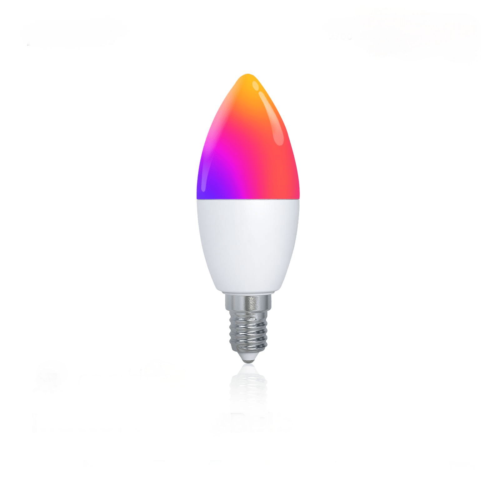 Tuya Matter WiFi Smart LED E14 Dimmable Light Bulbs 2700-6500K+RGB