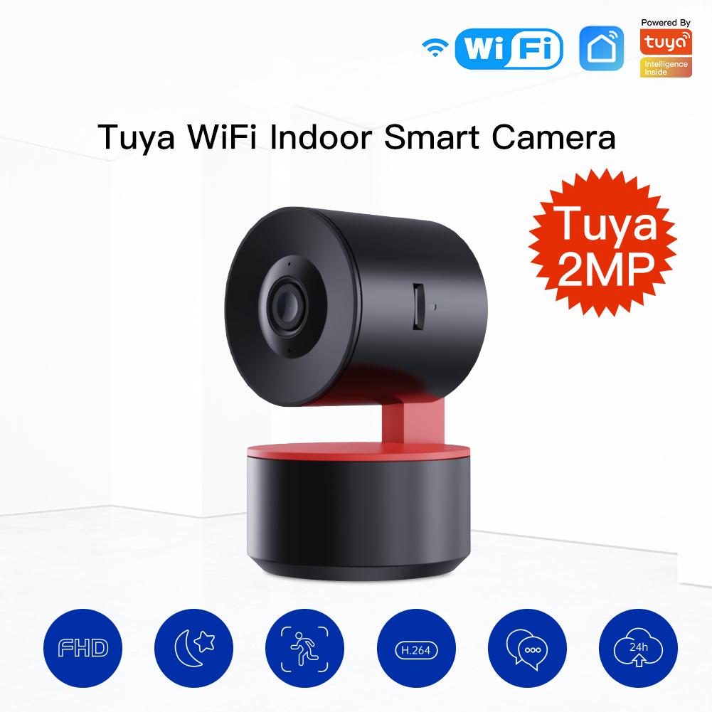 Tuya PTZ WiFi IP Camera Indoor Smart Automatic Tracking 1080P Wireless Security Camera AI Human Detection