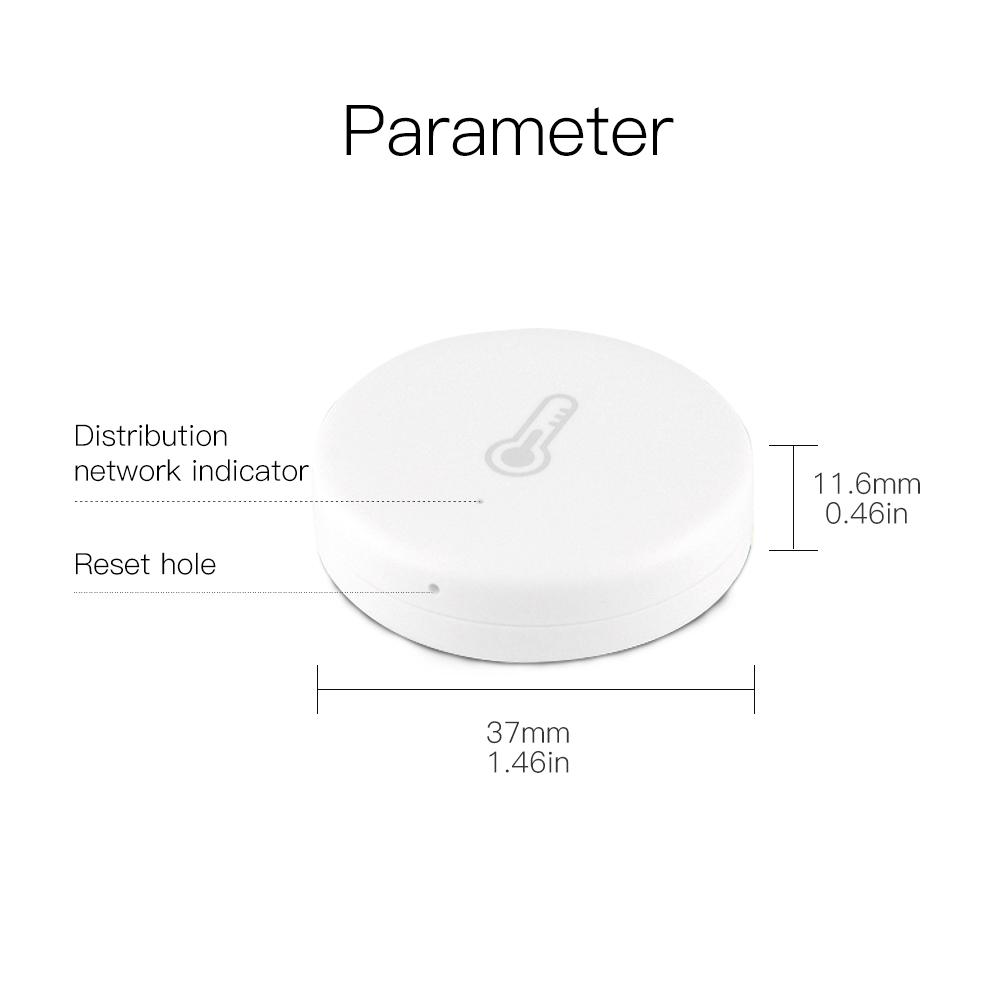 Tuya ZigBee Smart Temperature And Humidity Sensor 2MQTT Setup Available Battery Powered