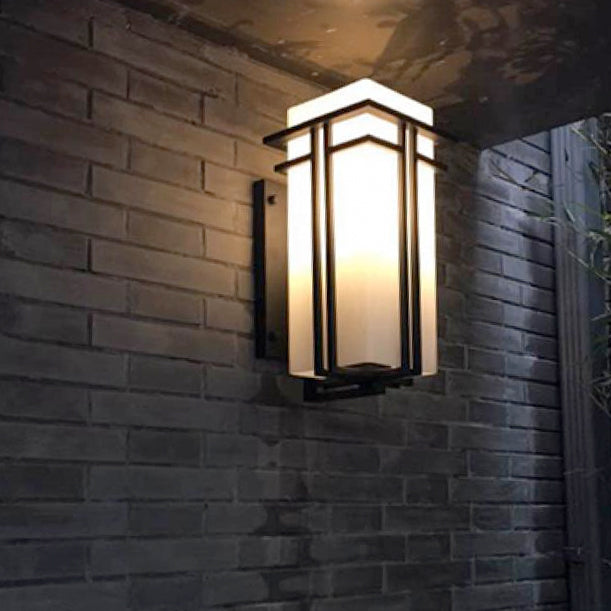 Wall Sconce With White Glass Shade | LumiMuse