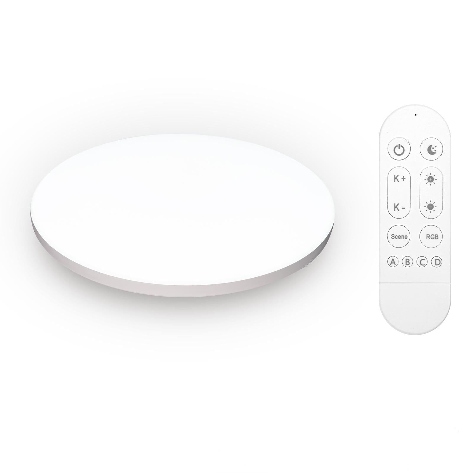 WiFi Smart Ceiling Light Bluetooth With Beacon Remote Control RGB Dimmable Lighting | LumiMuse