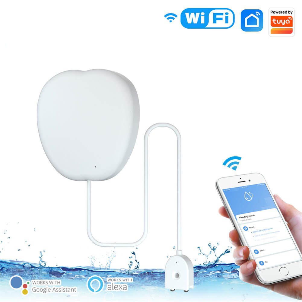 WiFi Smart Flood Sensor Home Alarm Water Leakage Detector | LumiMuse