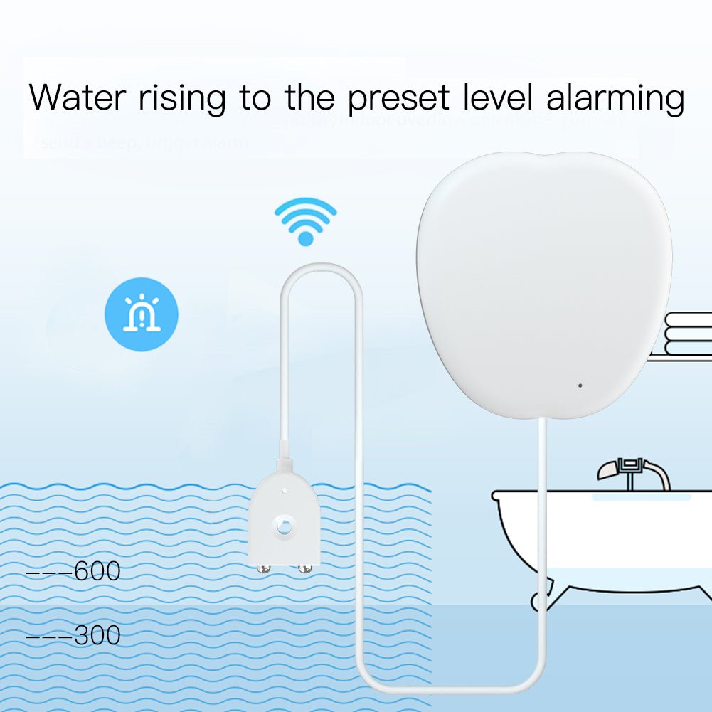 WiFi Smart Flood Sensor Home Alarm Water Leakage Detector