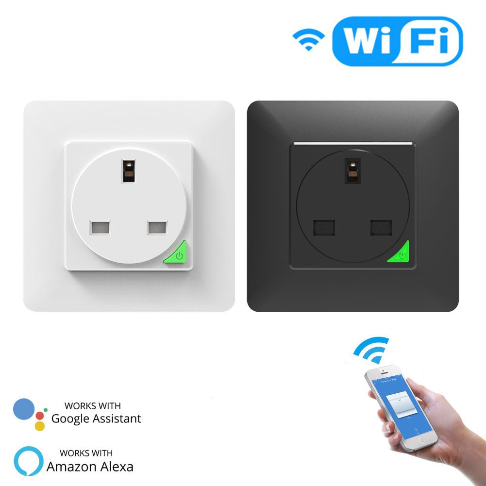 WiFi Smart Light Wall Switch Socket Outlet Push Button UK Version | LumiMuse