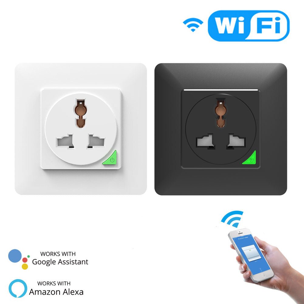 WiFi Smart Light Wall Switch Socket Outlet Push Button Universal Version | LumiMuse