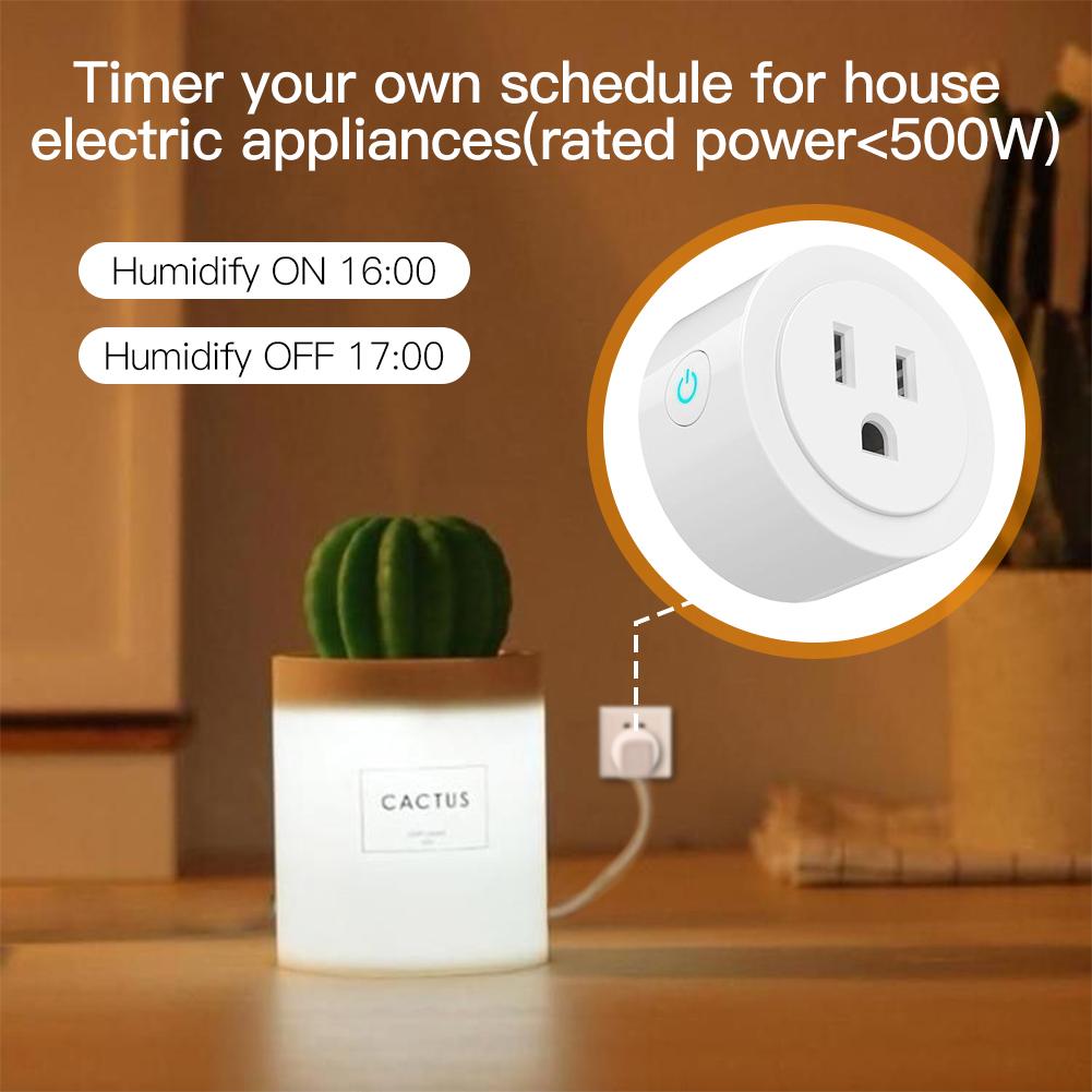 WiFi Smart Power Socket Plug Brightness Adjust Timer Plug US