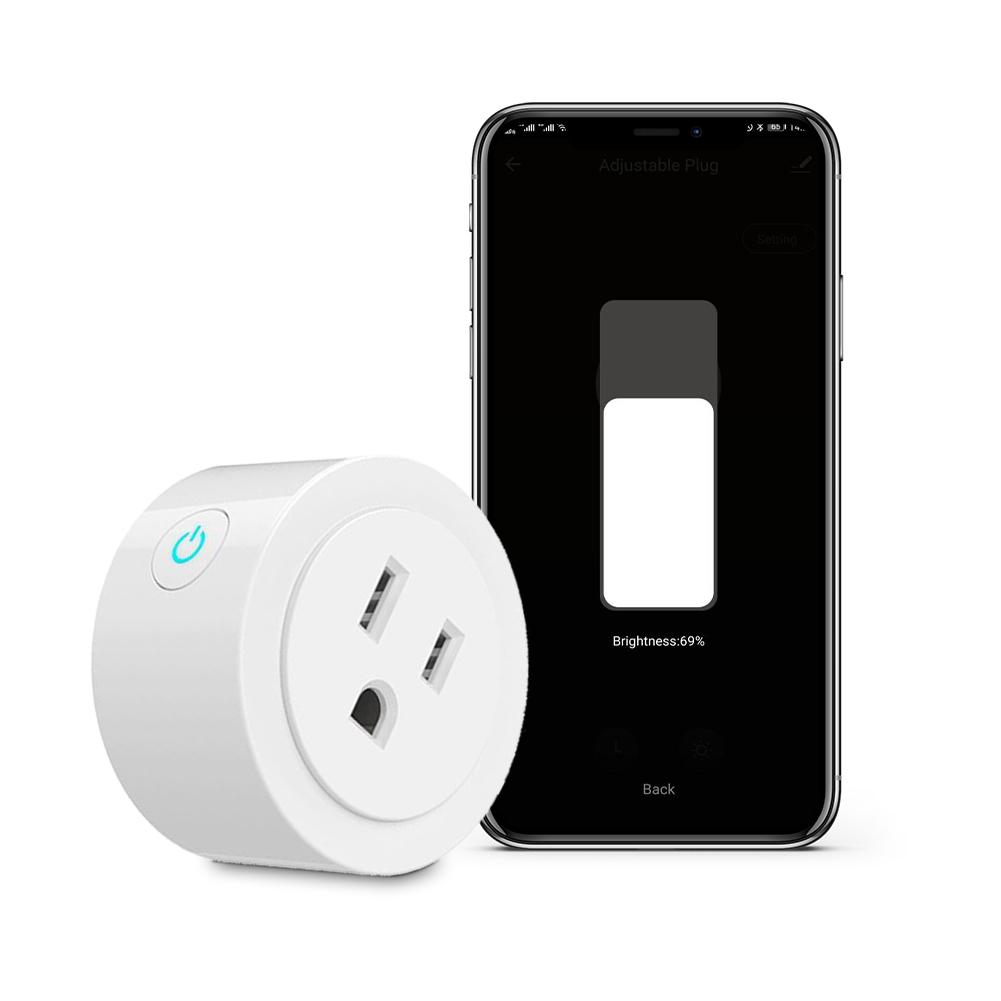 WiFi Smart Power Socket Plug Brightness Adjust Timer Plug US | LumiMuse