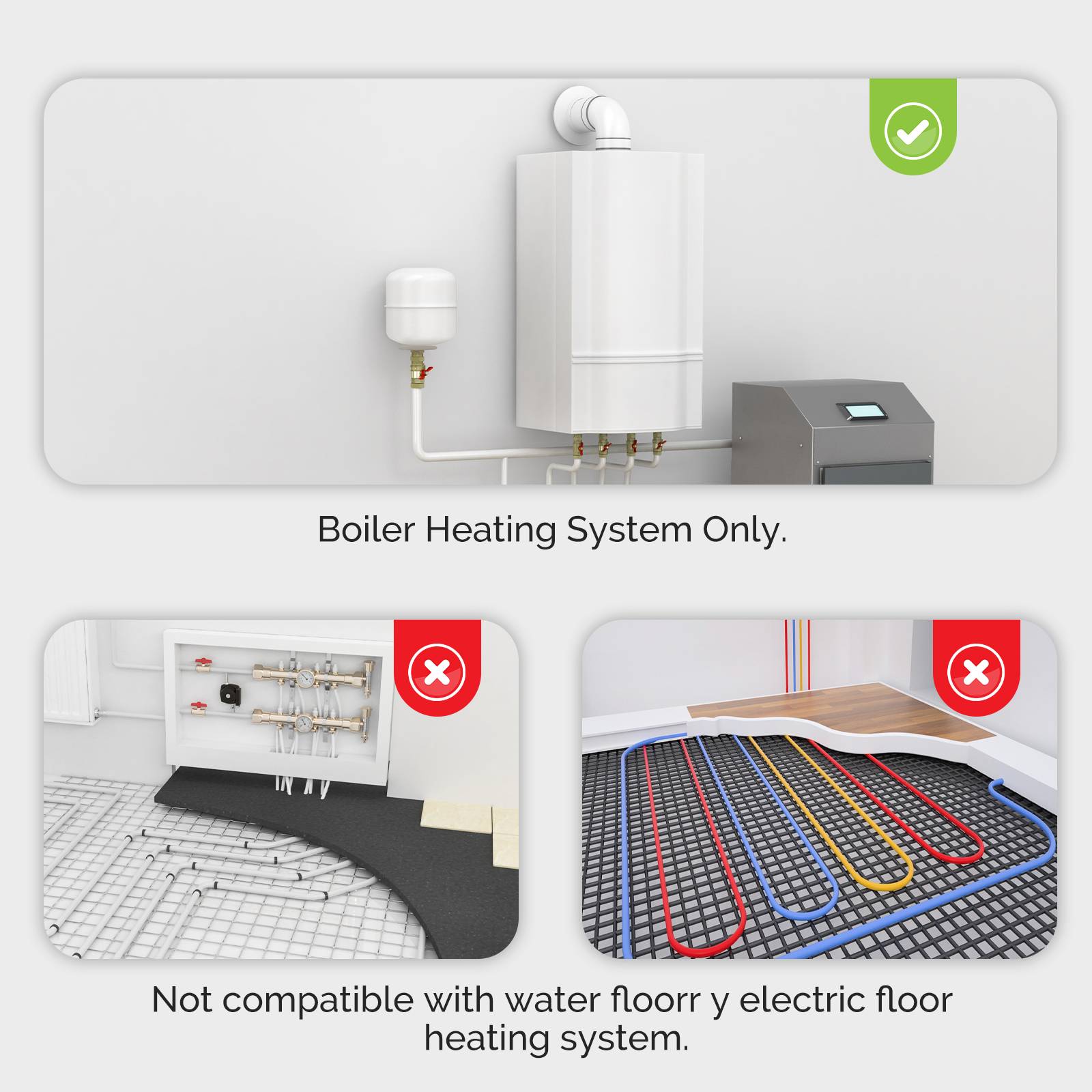 WiFi Smart Thermostat Temperature Controller for Water/ Electric /Gas /Boiler Floor Heating