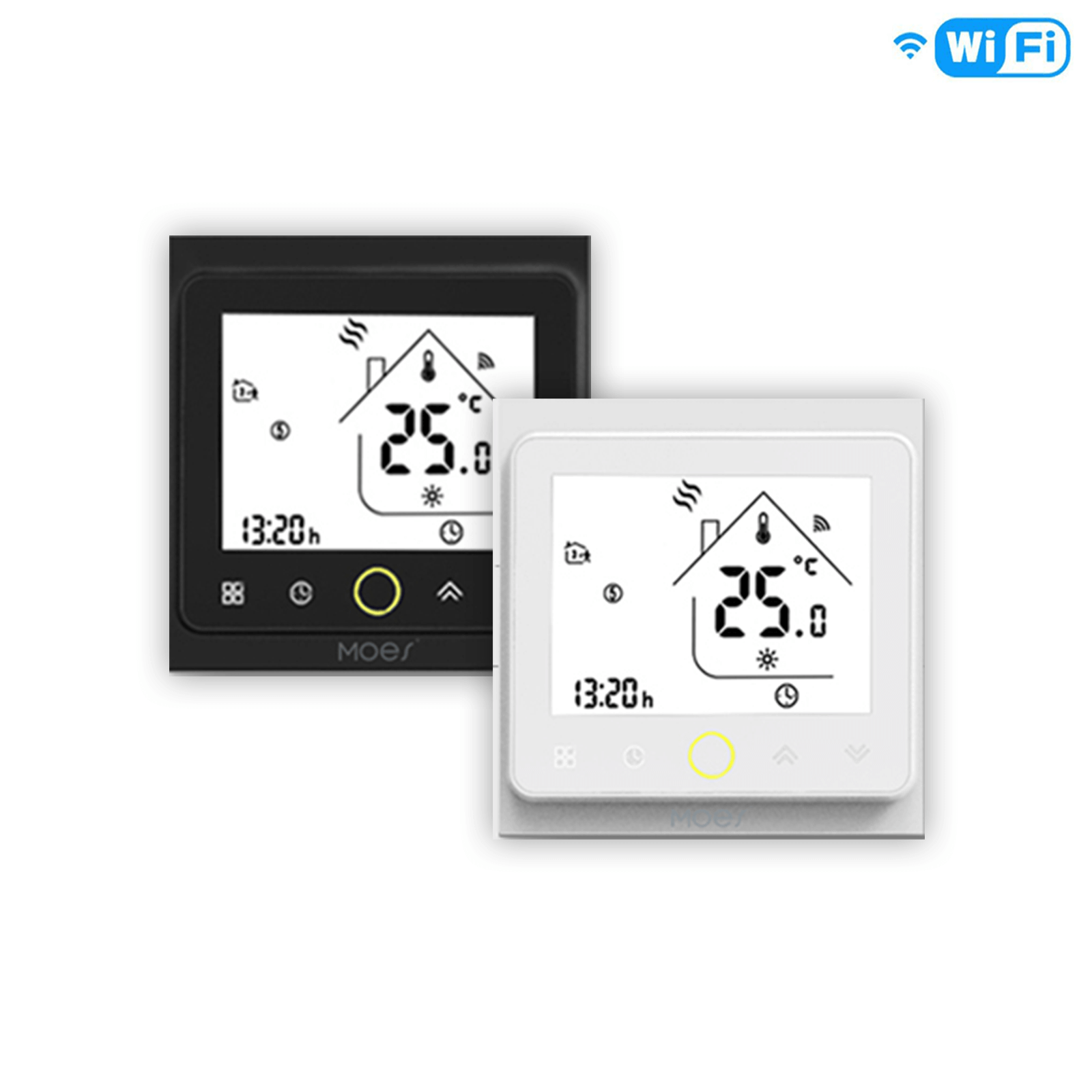 WiFi Smart Thermostat Temperature Controller Water Floor/Electric Heating Water/Gas Boiler LCD Touch Screen BHT 002 | LumiMuse