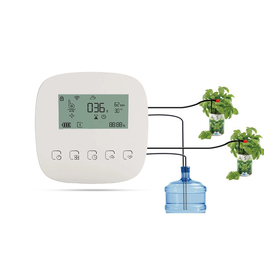 WiFi Smart Plant Water Pump Watering Machine Automatic Micro-drip Irrigation System Dual Pump Watering Timer | LumiMuse