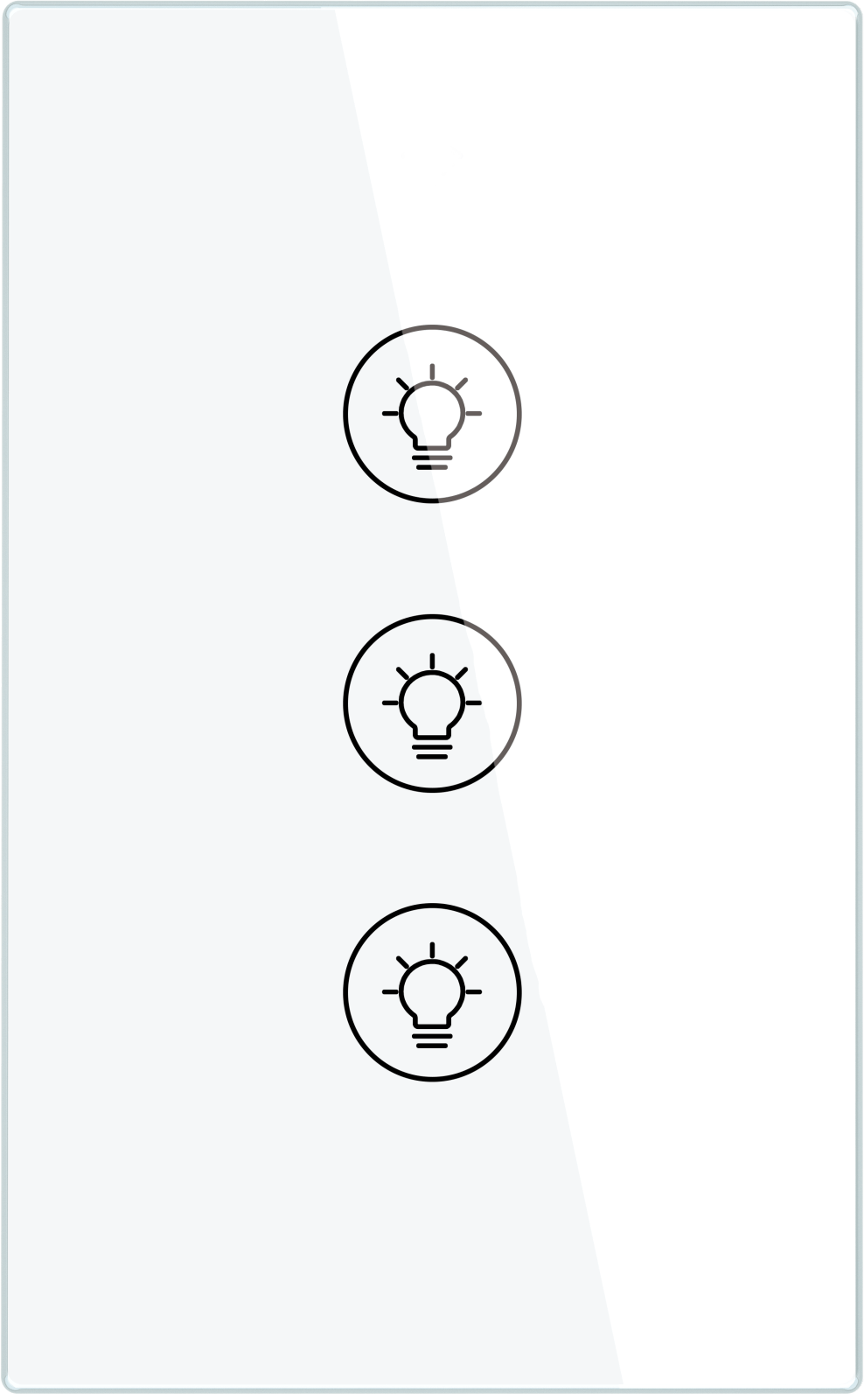 ZigBee Smart Dimmer Switch, Multi-gang Smart Light Dimmer Switch, US Single Pole Neutral Wire Required