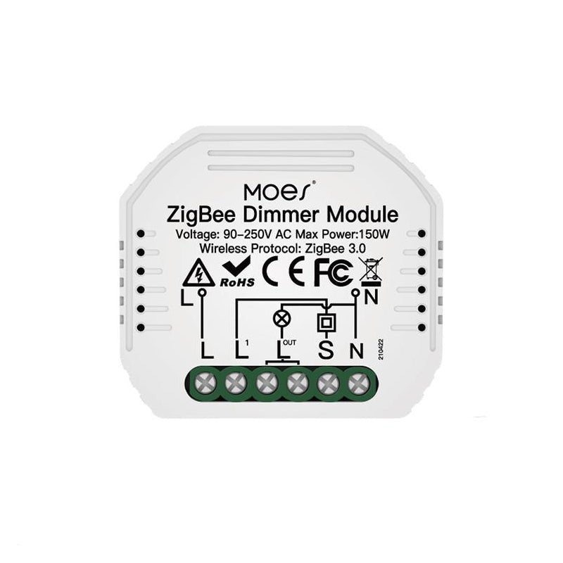 ZigBee Dimmer Module, Smart Switch Relay Module, LumiMuse Hub Required 1/2 Gang Interruptor