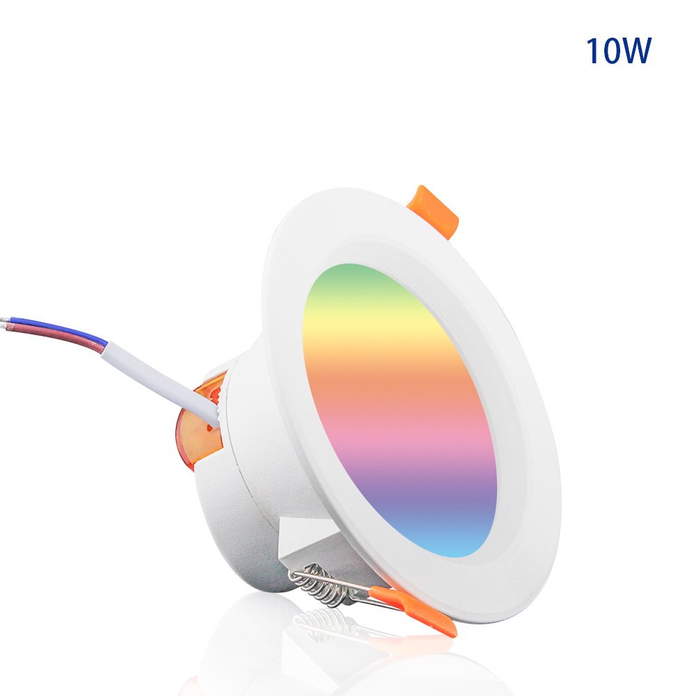 LumiMuse ZigBee Smart LED Downlight Dimming Round Recessed Spot Party Light Bulbs RGB 2700K-6500K W+C