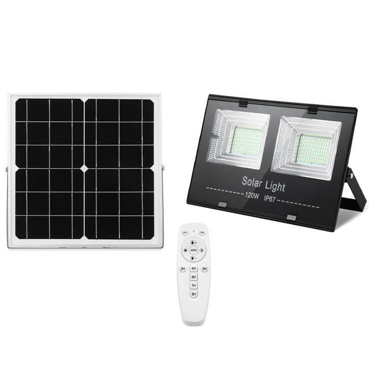 196 LED Commercial Solar Flood Light - Lumimuse