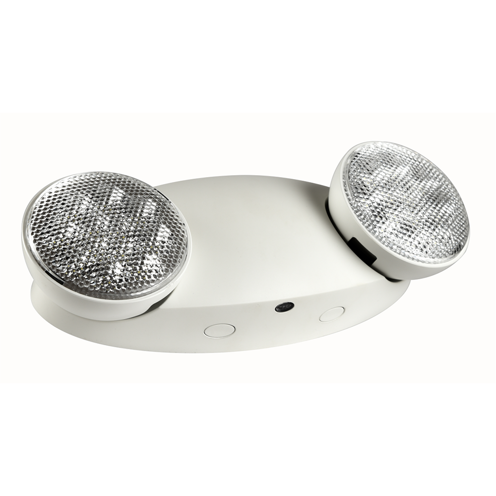 LED Emergency Light - Battery Backup - Dual Head - Round Shape - 2.2W - 120/277V - Lumimuse