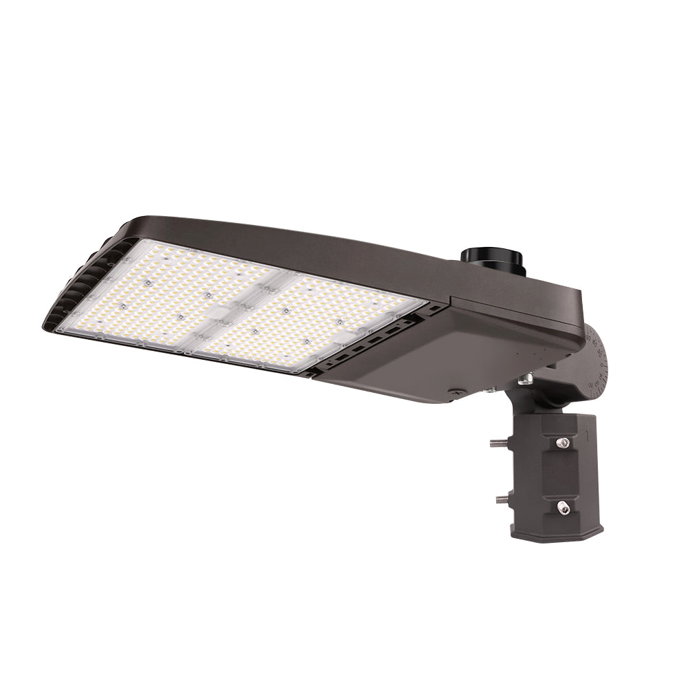 LumiMuse Vela III LED Parking Lot Light - 310W/280W/260W/240W Selectable - Up to 46,600 Lumens - Type III - 120-277V - 5000K - 1000W Equal