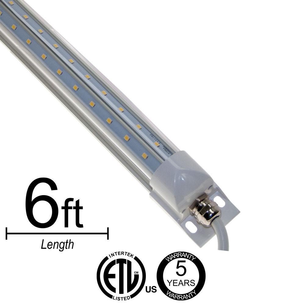 LED One Distribution T8 6Ft LED Cooler Tube Light 30W  3900 lumens 5000k Not Dimmable IP54 - Lumimuse