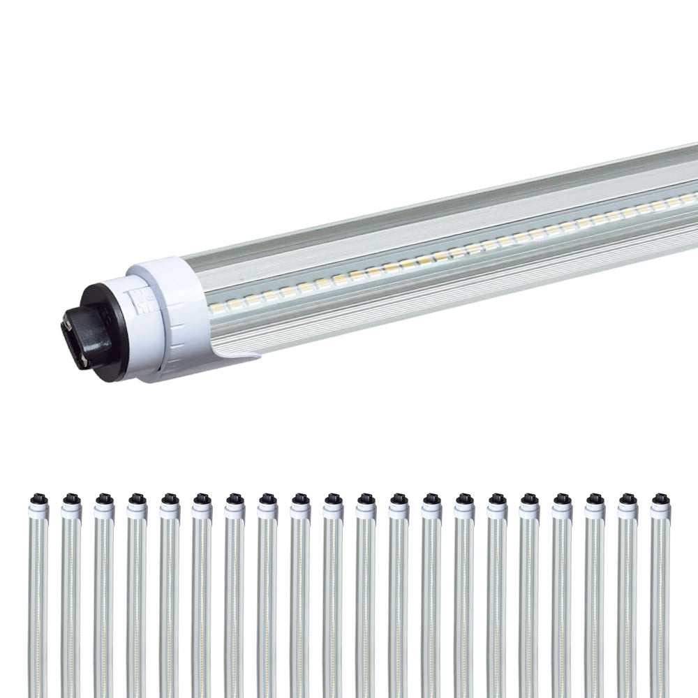 T8 8ft Ballast Bypass LED Tube Light R17D Base - 42W - 6720 lumens - 5000K - 110W Equal - Lumimuse