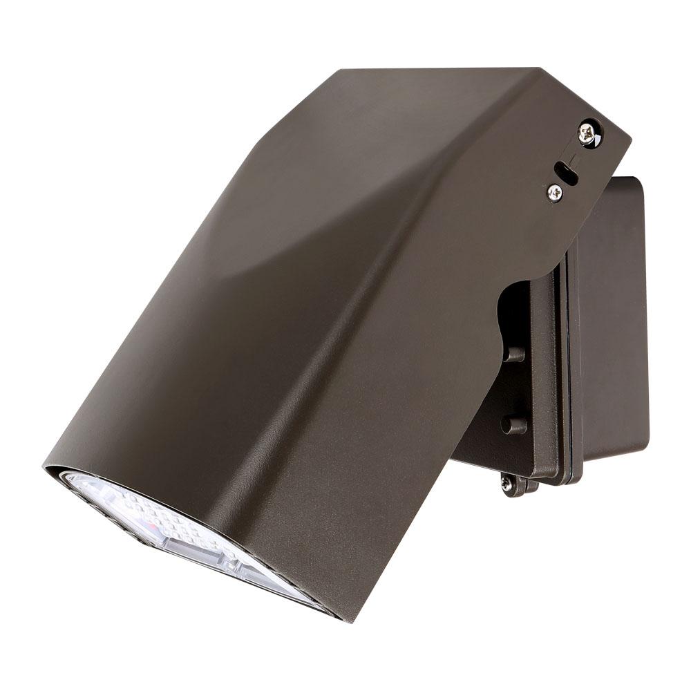 LED Slim Wall Pack Light - 80W - 10500 Lumens - 4000K - 400W Equal - Lumimuse