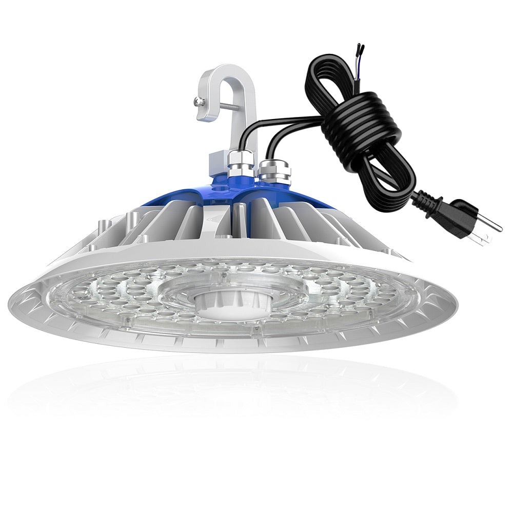 Round UFO LED High Bay Light - 200W - White - 30,000 Lumens - 5000K - 600W Equal - Lumimuse