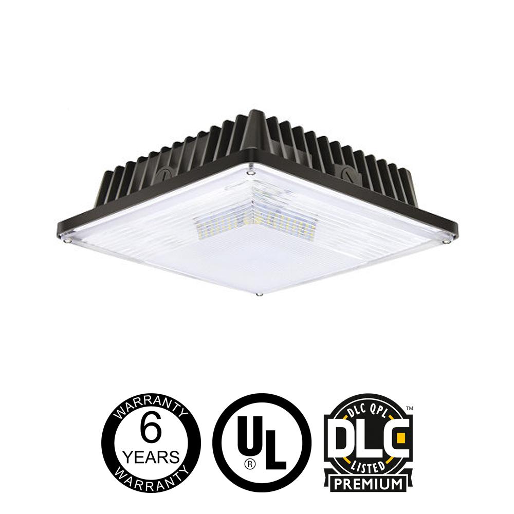 LumiMuse LED Outdoor Canopy Light - 40W - 120-277V - 4645 lumens - 5000K - 175W Equal